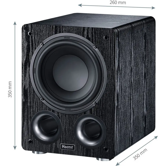Magnat Alpha RS8 Активен субуфер 80 W Черен