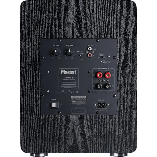 Magnat Alpha RS8 Активен субуфер 80 W Черен