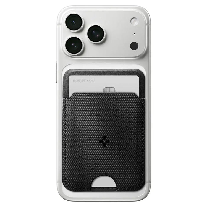 Магнитен портфейл Spigen S314-3 MagSafe - черен