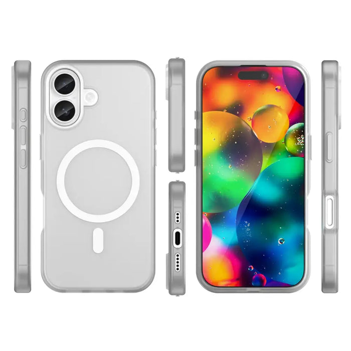 Магнитен абразивен калъф за iPhone 17 съвместим с MagSafe