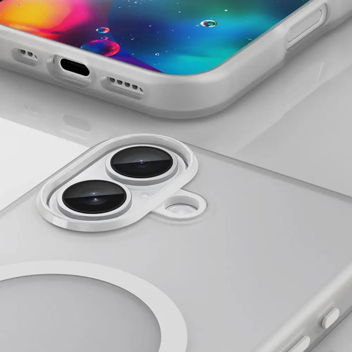 Магнитен абразивен калъф за iPhone 17 съвместим с MagSafe