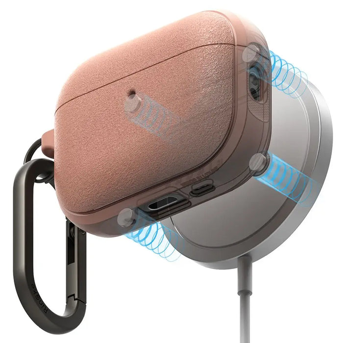 Магнитен калъф Ringke Onyx MagSafe за AirPods Pro 3 - розов