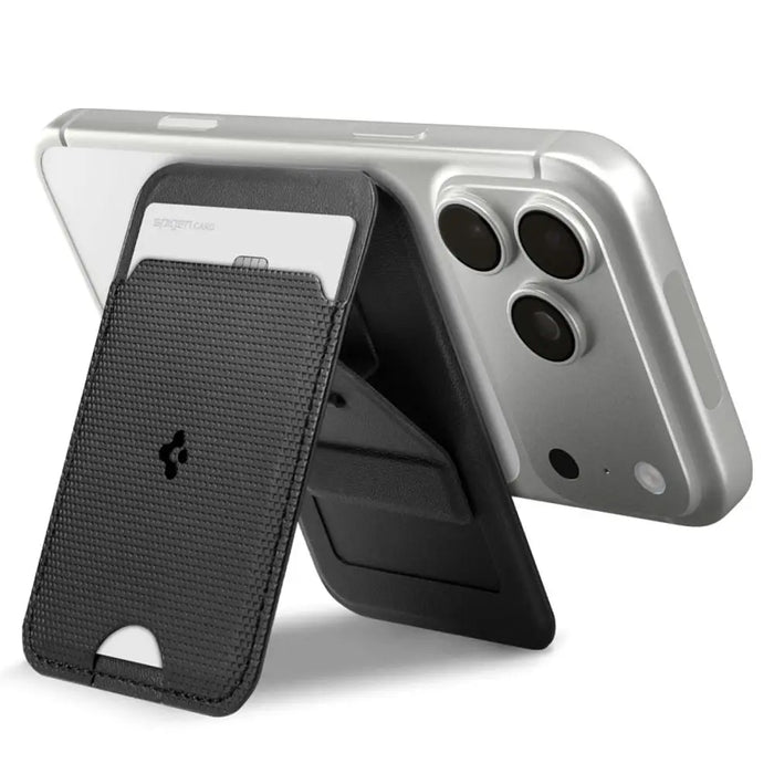 Магнитен портфейл Spigen S314-1 MagSafe - черен
