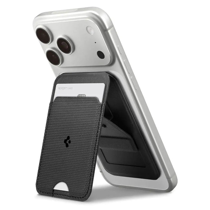 Магнитен портфейл Spigen S314-3 MagSafe - черен