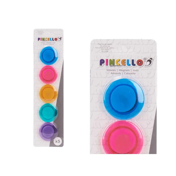 Магнити Pincello 406 406 Широк Многоцветен (36 броя)