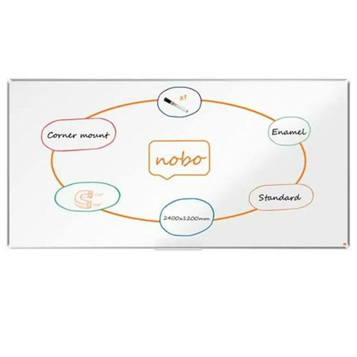 Магнитна дъска Nobo Premium Plus Бял Алуминий 240 x 120 cm