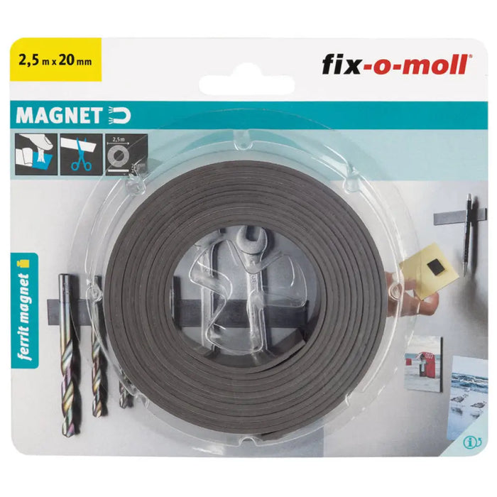 МАГНИТНА ЛЕНТА 2.5 МX20 ММ FIX-O-MOLL