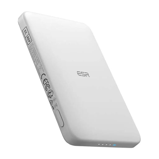 Магнитна преносима батерия ESR Qi2 MagSlim 5000 mAh бяла