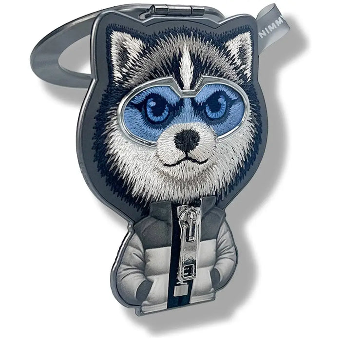 Магнитна висулка Nimmy Cool&Cute 2.0 Wolf - черна