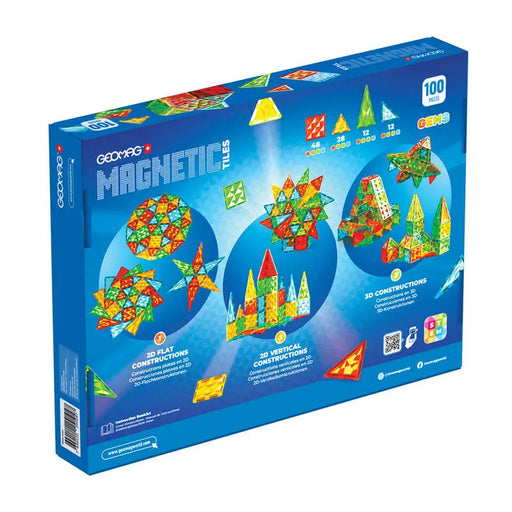 Магнитни плочи Geomag Gems 100бр.