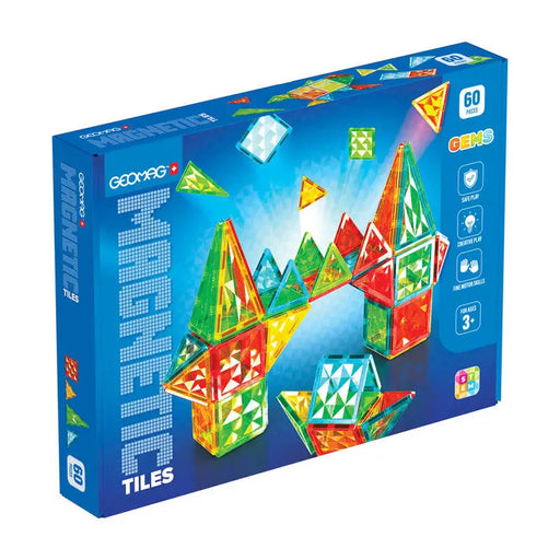 Магнитни плочи Geomag Gems 60бр.
