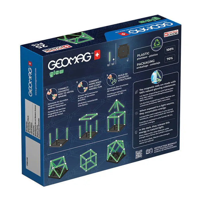 Магнитни стикове GEOMAG GEO - 328 Glow Recycled 25 елемента