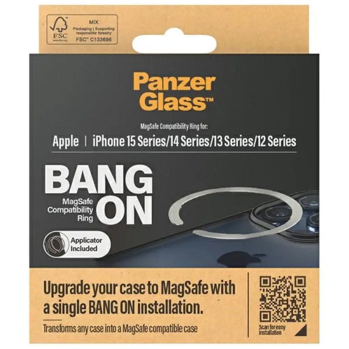 MagSafe PanzerGlass Bang ON пръстен за iPhone 12 / 13 / 14