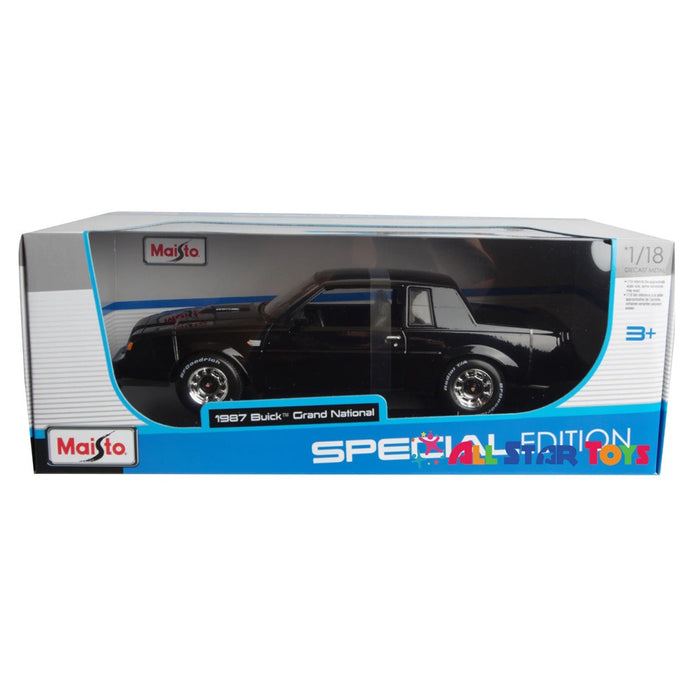 MAISTO SP EDITION Кола 1987 Buick Grand National 1:18 31479 BK Черна