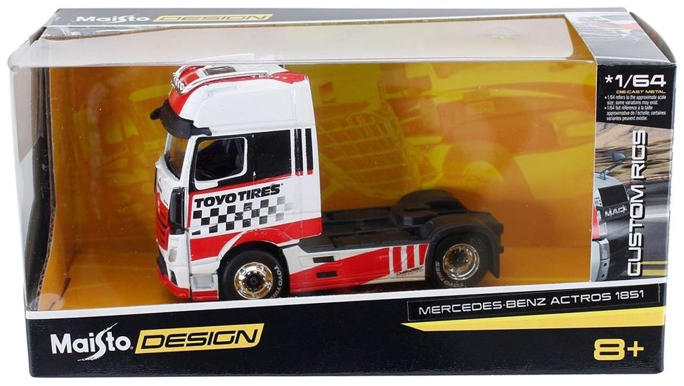 Детска играчка Maisto Design - Камион влекач, 1:64, асортимент
