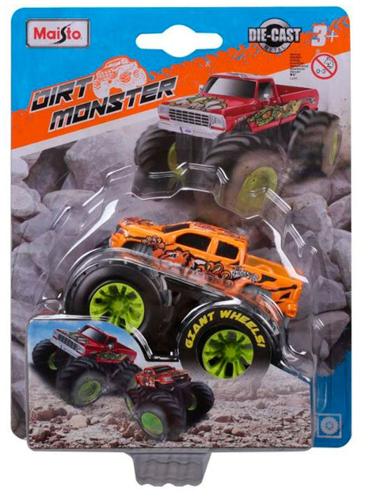 Бъги Maisto Monster Truck - Dirt Monster, асортимент