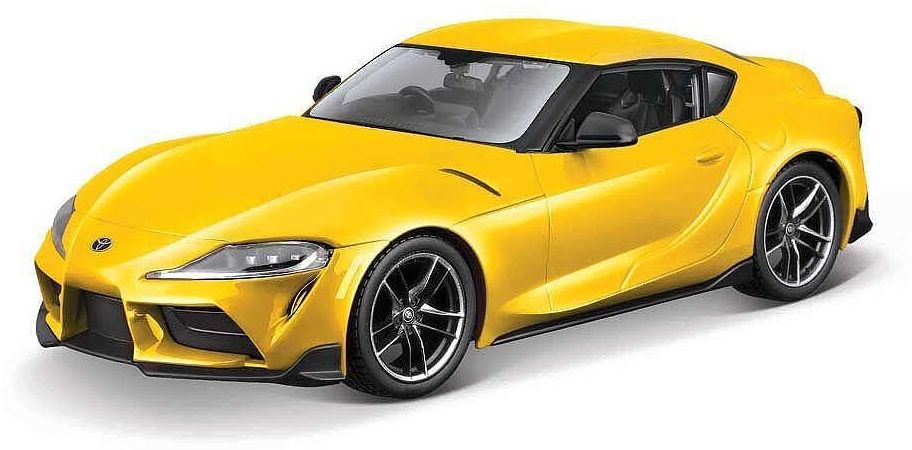 Метална кола за сглобяване Maisto Assembly Line - Toyota GR Supra, 1:24, жълта