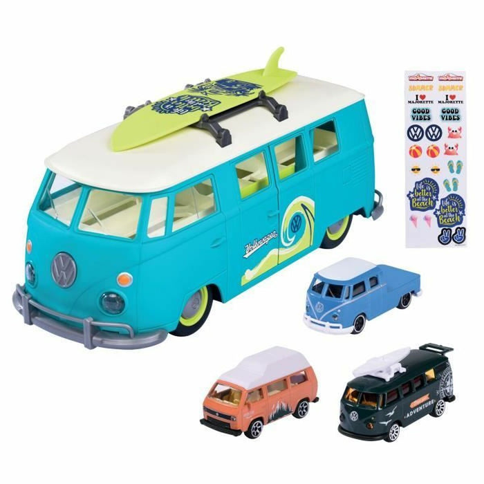 Игра Комплект Превозни Средства Majorette Volkswagen T1 Carry Case Син