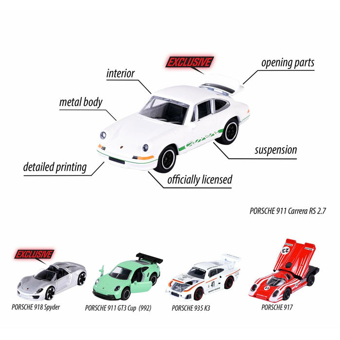 Състезателна кола Majorette Porsche Edition