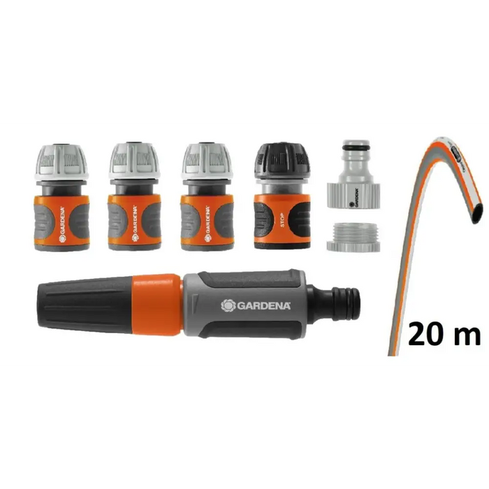 МАКАРА С МАРКУЧ 20М И АКСЕСОАРИ GARDENA