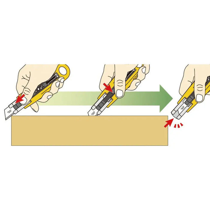 Макетен нож Olfa 17,5 X 0,6 MM Неръждаема стомана Пластмаса
