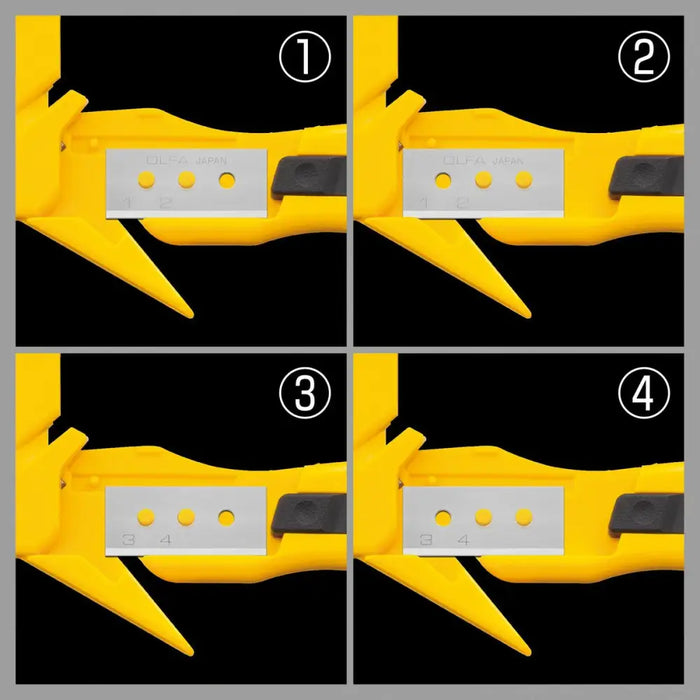 Макетен нож Olfa 17,8 X 0,4 MM Жълт За сигурност