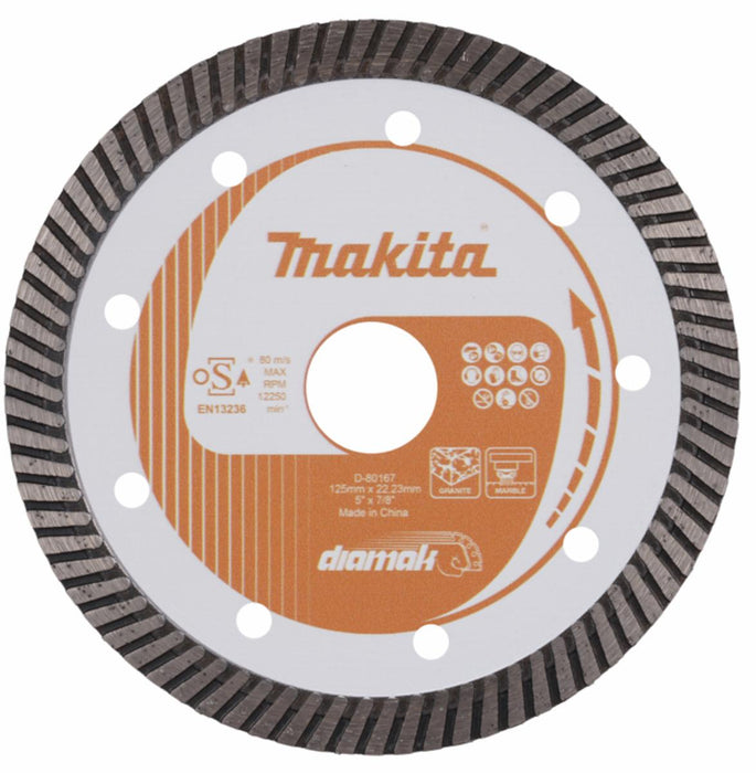 ДИАМАНТЕН ДИСК  125X22.23 D-80167 MAKITA