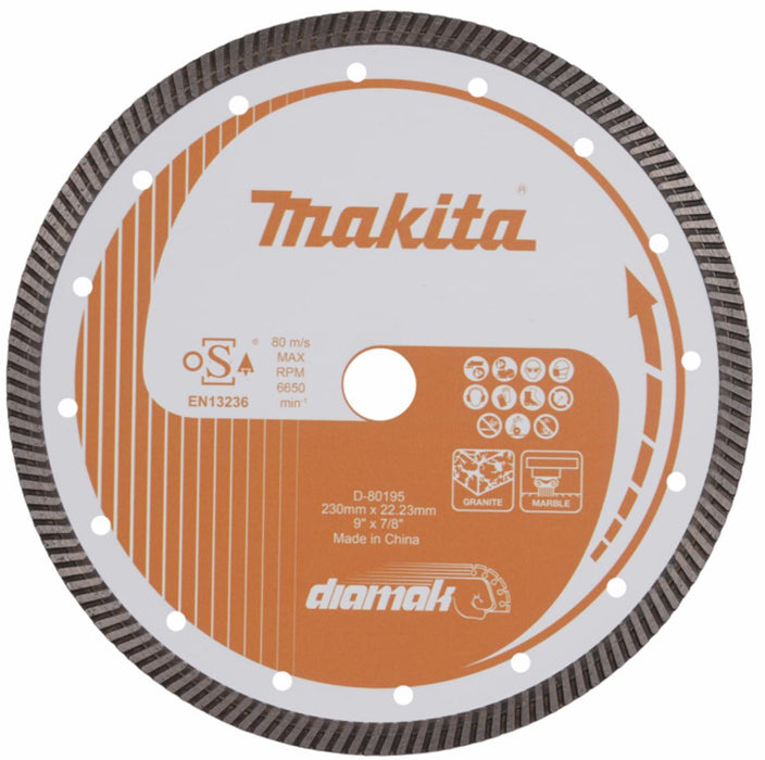 ДИАМАНТЕН ДИСК  230X22.23 D-80195 MAKITA