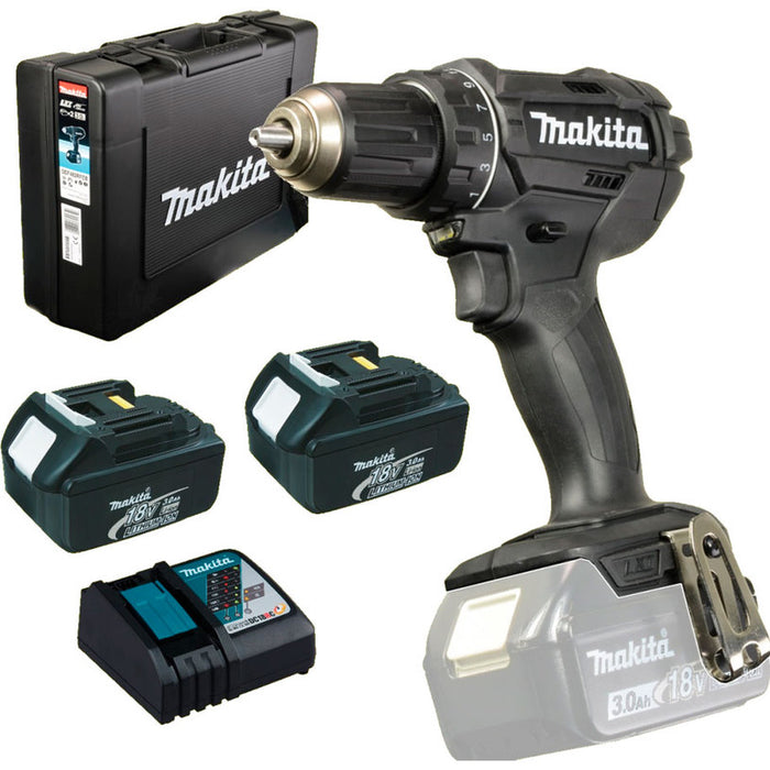 АКУМУЛАТОРНА БОРМАШИНА MAKITA DDF482RFEB BLACK EDITION 18 V, 62.00 nm, БРОЙ БАТЕРИИ 2, 3.00 Ah, КУФАР