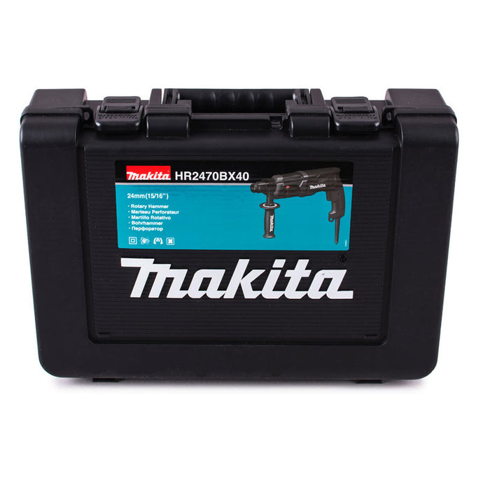 ПЕРФОРАТОР MAKITA HR2470B BLACK EDITION 2.40 J, SDS PLUS, 780 W, КУФАР