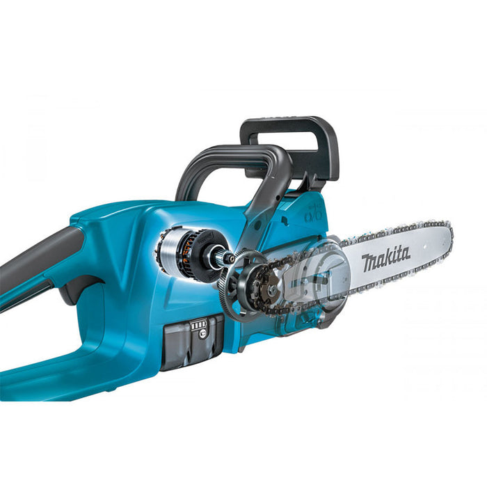 АКУМУЛАТОРЕН ВЕРИЖЕН БЕЗЧЕТКОВ ТРИОН MAKITA DUC357Z 18 V, БЕЗ БАТЕРИЯ И ЗАРЯДНО, ДЪЛЖИНА НА ШИНАТА 35.00 см