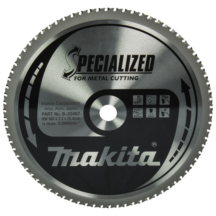Циркулярен диск за метал Makita - Specialized, B-33467, 305 mm, 78 зъба