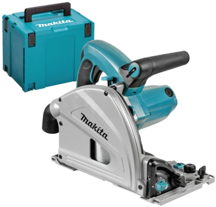 Потапящ ръчен циркуляр Makita - SP6000J, 1300 W, 165 mm