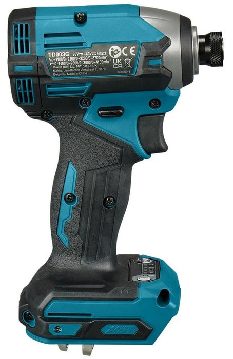 АКУМУЛАТОРЕН УДАРЕН ВИНТОВЕРТ MAKITA TD003GZ 40 V, 210.00 nm