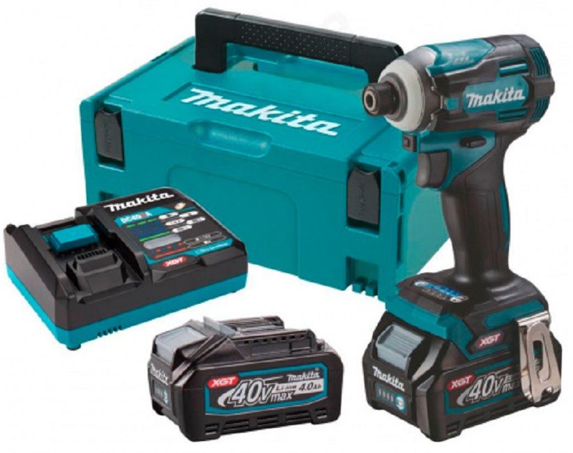 Акумулаторен ударен винтоверт Makita - TD001GM201, 40V-XGT + 2.5 Ah