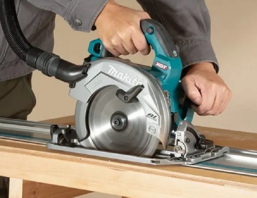 Акумулаторен циркуляр Makita - HS004GM202U, 40V max XGT, 2 x BL4040 Li-ion