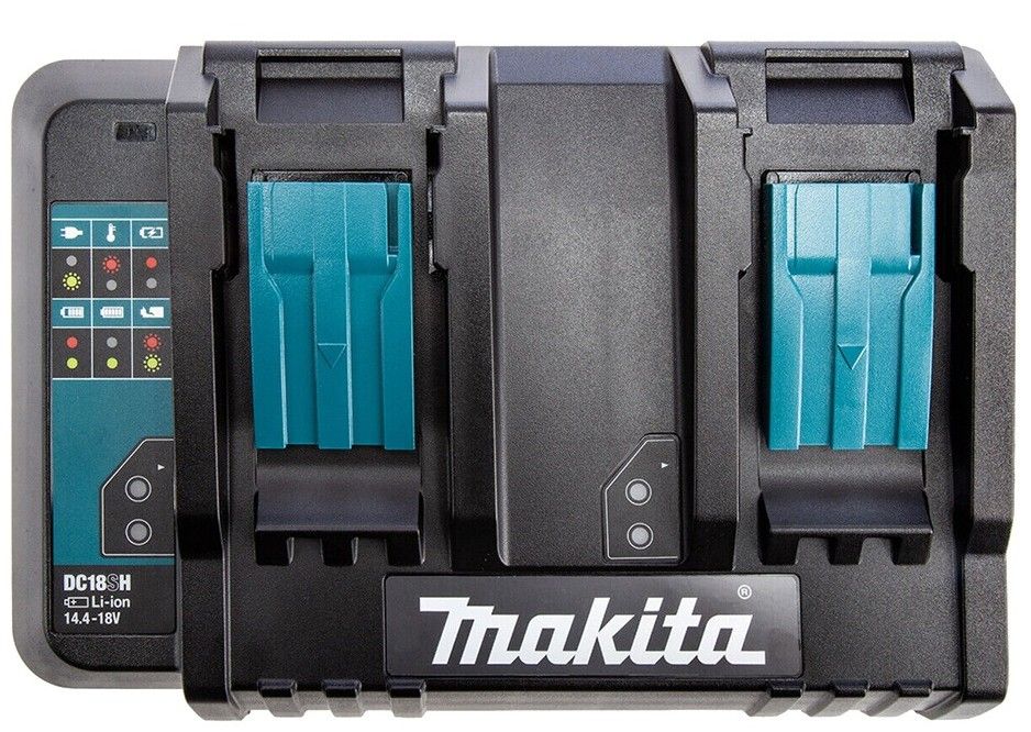 Двойно зарядно устройство Makita - DC18SH, LXT, 14.4 - 18 V