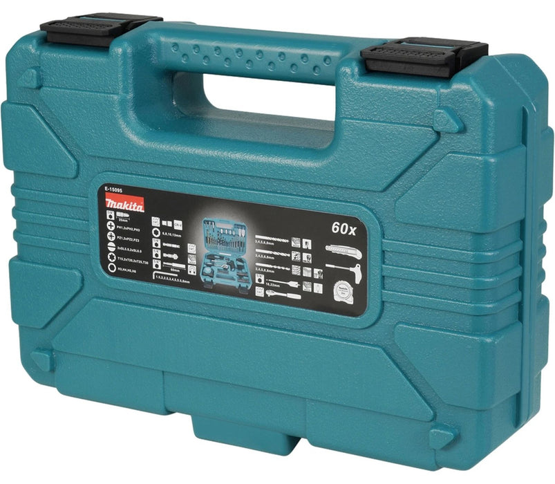 Комплект свредла и битове Makita - E-15095, 60 части