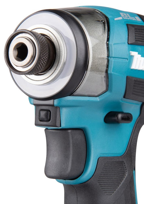 Акумулаторен ударен винтоверт Makita - LXT, DTD173ZJX2, 18 V, 180 Nm, с битове и куфар, без батерия