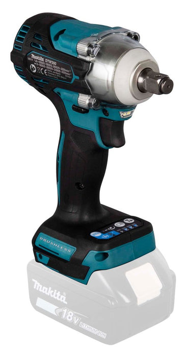 Makita DTW300Z винтоверт/ударен винтоверт 3200 RPM Черен, Син