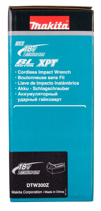 Makita DTW300Z винтоверт/ударен винтоверт 3200 RPM Черен, Син