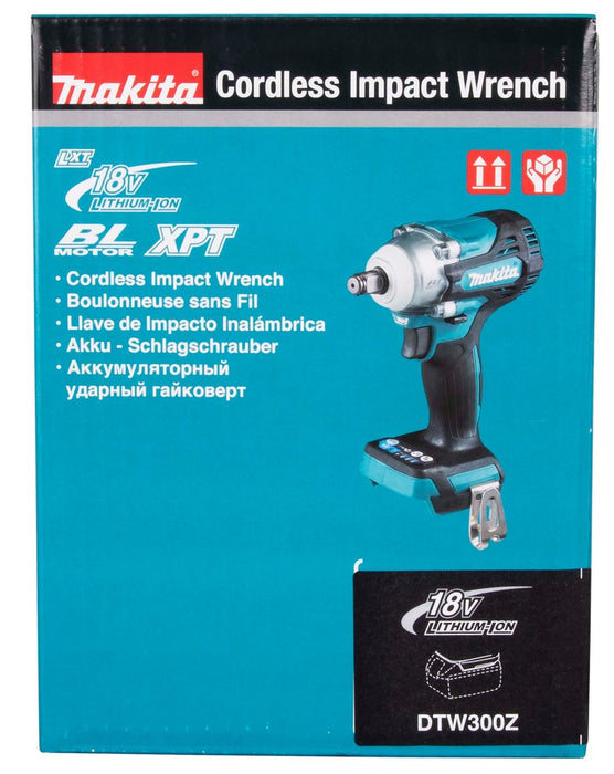 Makita DTW300Z винтоверт/ударен винтоверт 3200 RPM Черен, Син