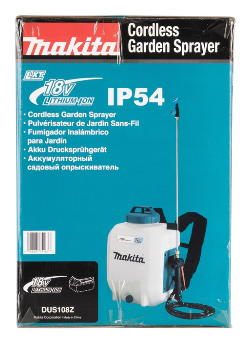 Makita DUS108Z градинска пръскачка Гръбна градинска пръскачка 10л