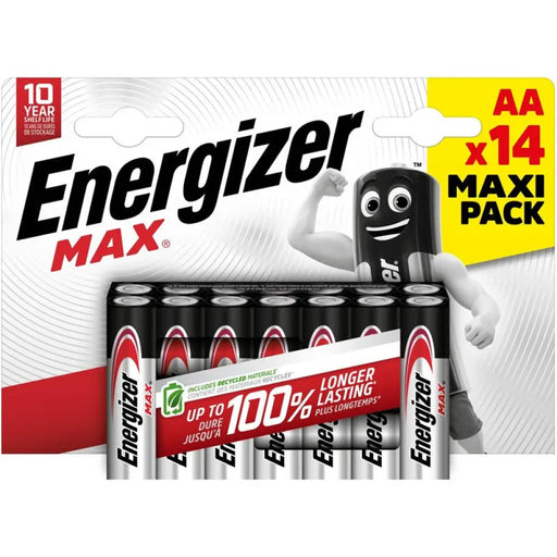 МАКС ПАКЕТ 14 бр. АЛКАЛНИ БАТЕРИИ ENR MAX ALK AA CHP14