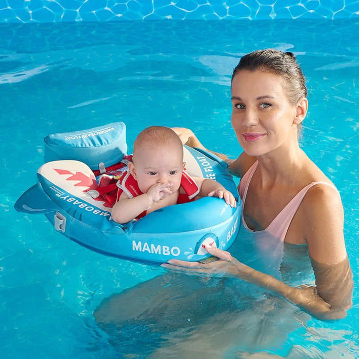 Тренировъчен бебешки пояс за плуване Mambobaby – Акула, до 15 kg