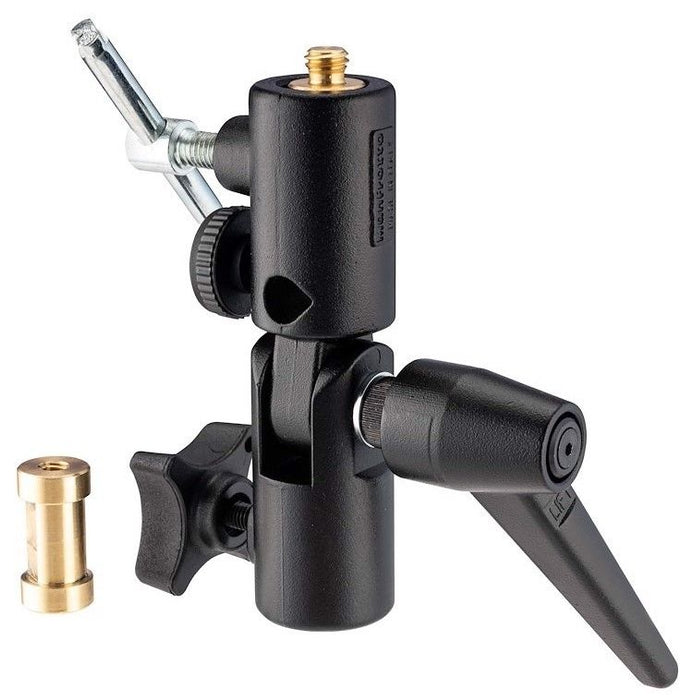Адаптер Manfrotto - Lite-Tite Swivel Aluminium, черен