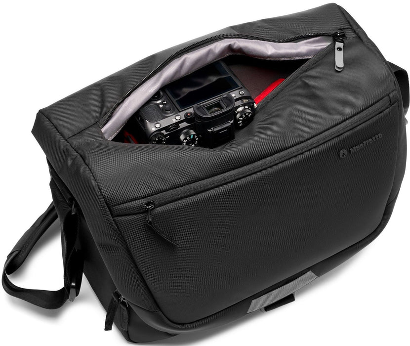 Чанта Manfrotto - Advanced3 Messenger M III, за фотоапарат/дрон, черна