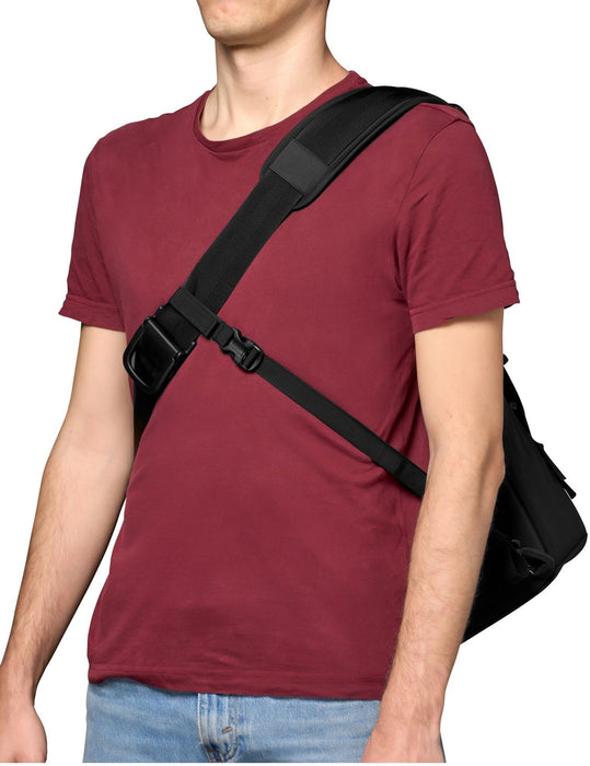 Чанта Manfrotto - Advanced3 Messenger M III, за фотоапарат/дрон, черна