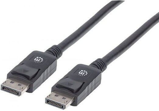 Кабел Manhattan - DisplayPort/DisplayPort, 2m, черен
