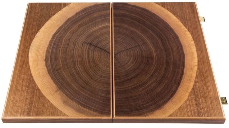 Луксозна табла от естествено орехово дърво, 48 x 30 cm